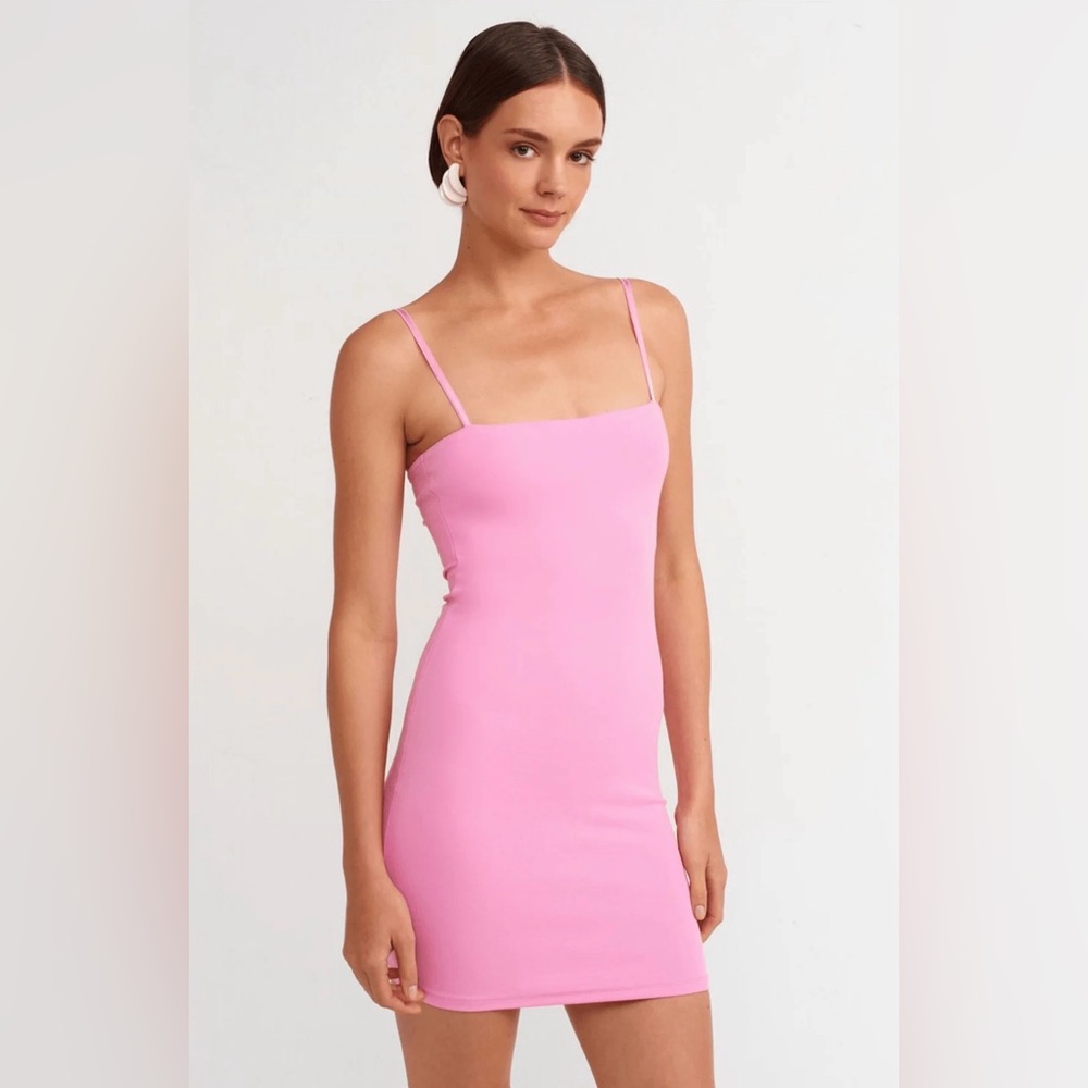 Zara Pink Spaghetti-Strap Slip Top
